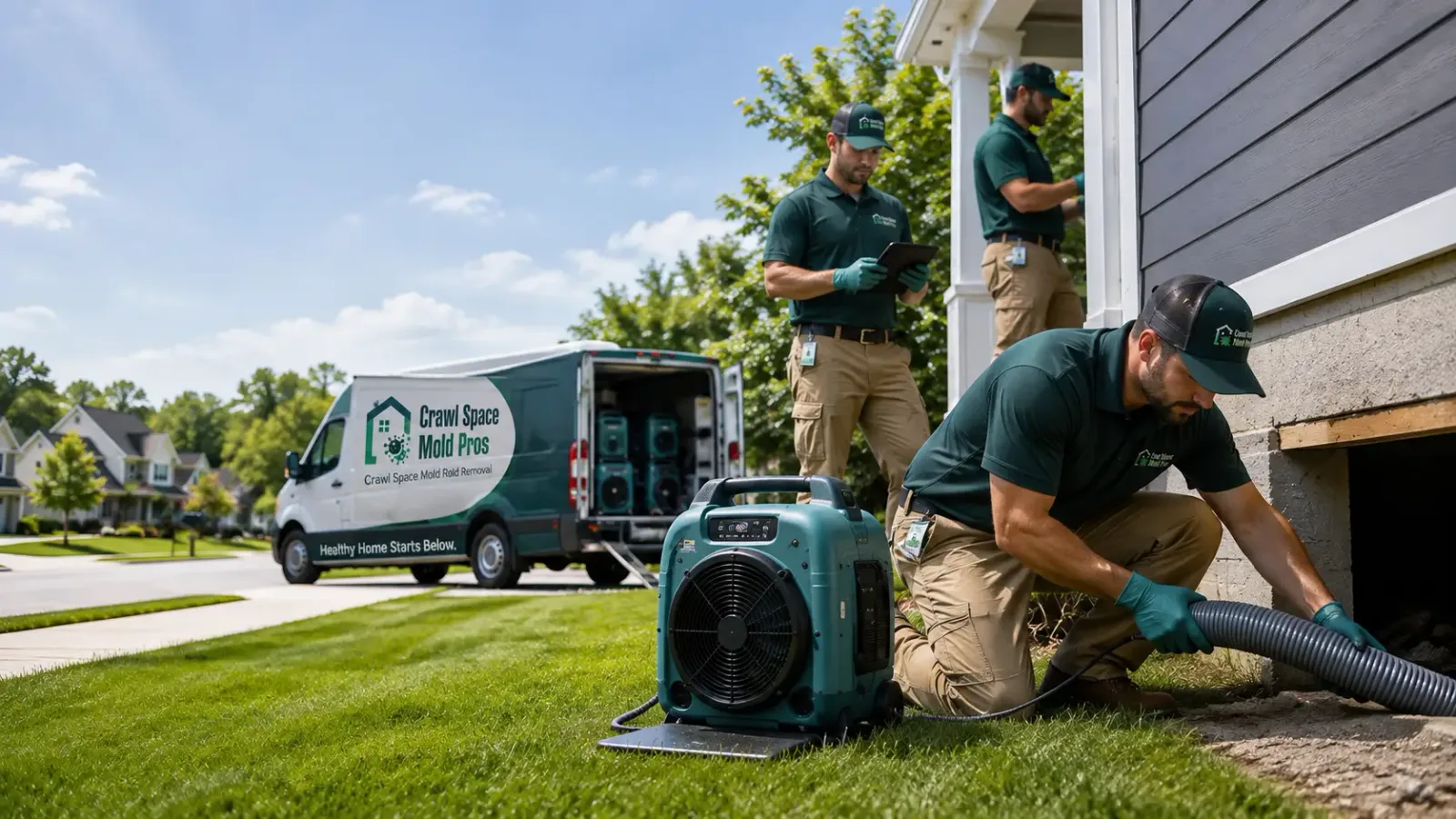 Crawl Space Mold Removal in Beach, ND